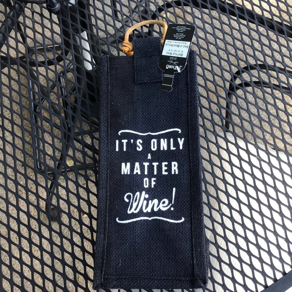 It’s only a matter of wine bottle bag